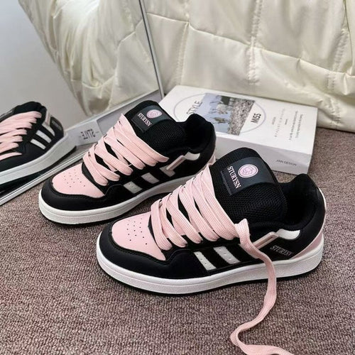 Damen Sportliche Freizeitsneaker mit stylischem Design und dämpfender Sohle Drune