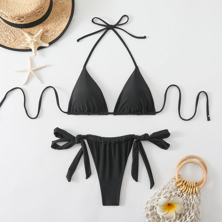 Damen Triangel-Bikini mit verstellbaren Bändern Drune