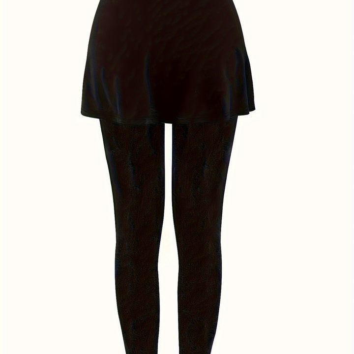 Damen Leggings mit schwingendem Rock Drune