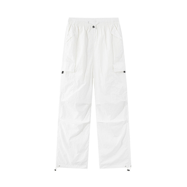 Unisex Leichte technische Cargo-Hose mit Kordelzug und verstellbarem Saum Drune