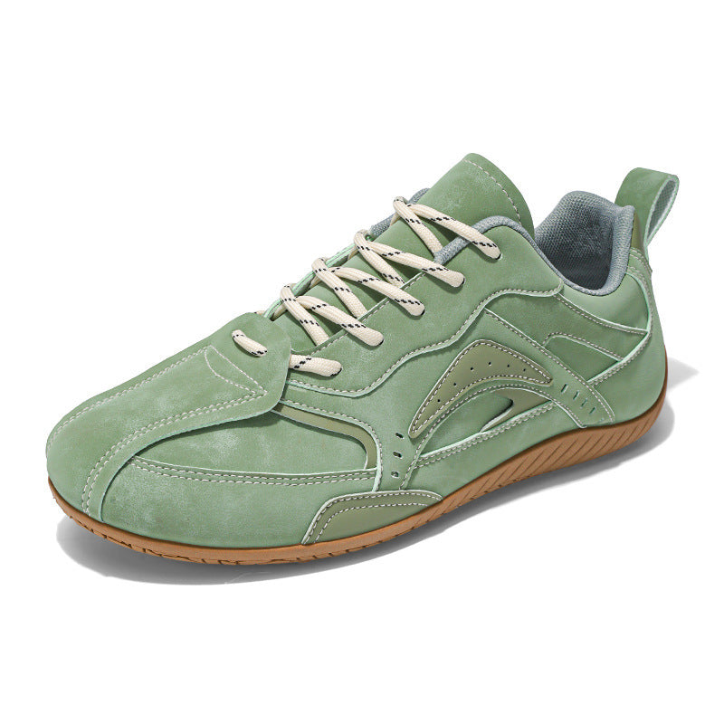 Unisex leichte Wildlederoptik Sneaker mit gepolstertem Komfortfußbett und griffiger Gumsohle Drune