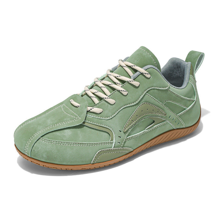 Unisex leichte Wildlederoptik Sneaker mit gepolstertem Komfortfußbett und griffiger Gumsohle Drune