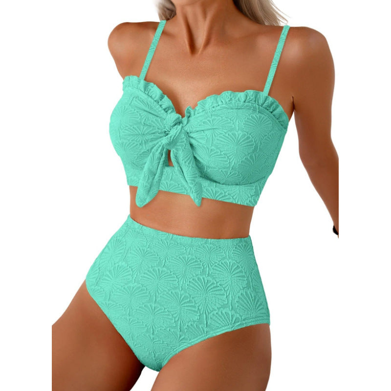 Damen Bikiniset mit hochgeschnittener Hose Drune