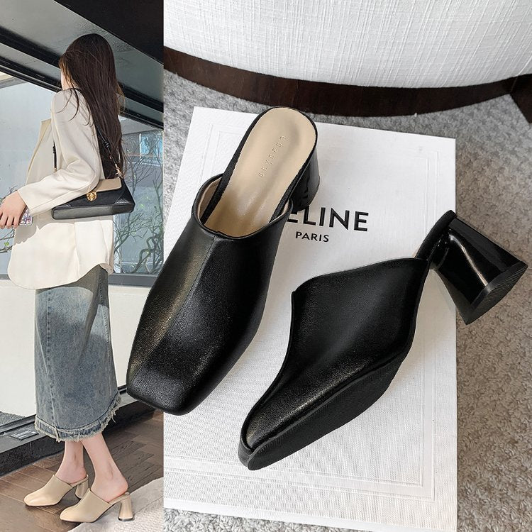 Damen Elegante Mules mit modernem Design und komfortabler Absatzhöhe Drune