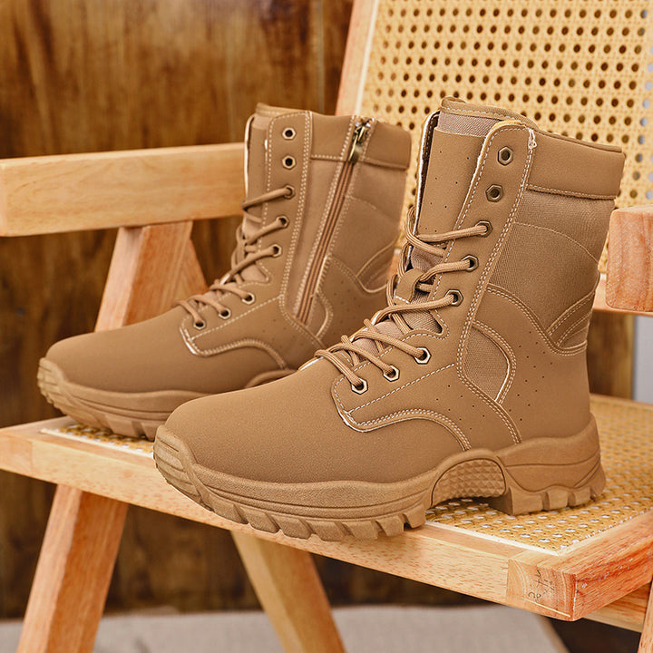 Herren Knöchelhohe Kampfstiefel mit Cordura‑Mix, verstärkter Schutzkappe und stoßdämpfender Mehrzonen‑Sohle Drune