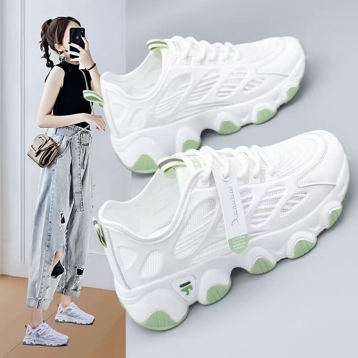 Damen Sportliche Lauf-Sneaker mit atmungsaktivem Obermaterial und flexibler Sohle Drune