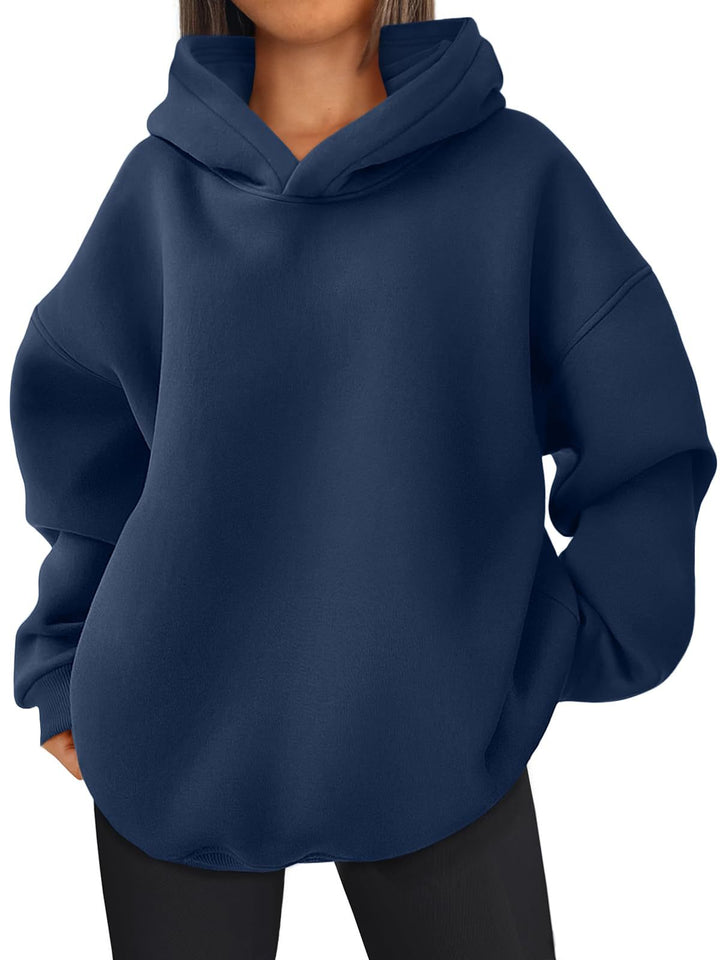 Damen Oversized Bequemer Pullover Hoodie Drune