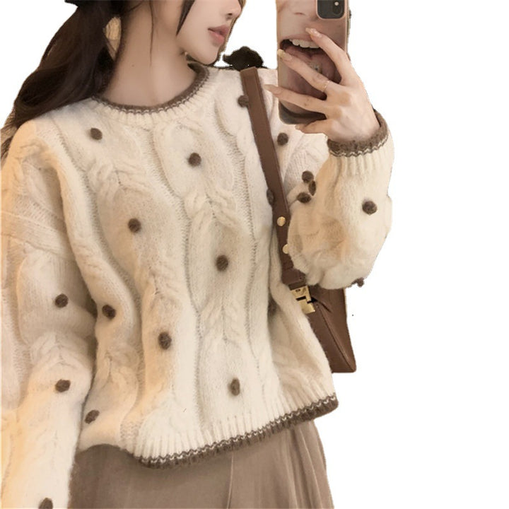 Damen Oversized Pullover mit Struktur Drune