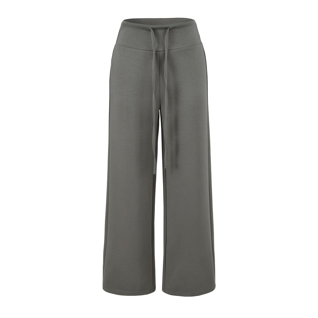 Damen Culotte-Loungehose mit hohem Komfortbund und Tunnelzug Drune