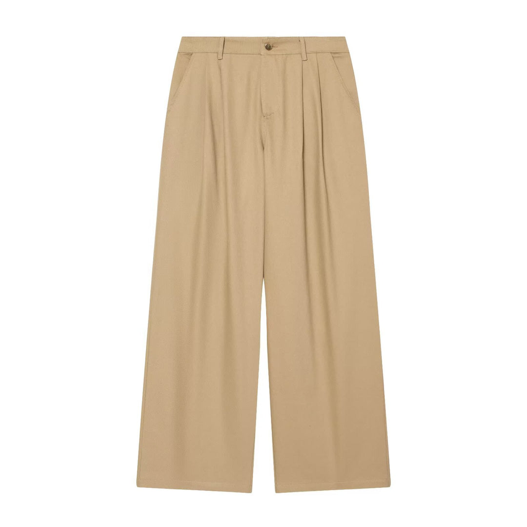 Damen elegante weit geschnittene Hochbundhose mit praktischen Taschen Drune