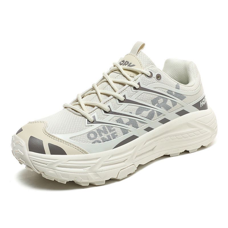 Herren technische Trailrunning-Sneaker mit stoßdämpfender Hohlkern-Zwischensohle verstärkter Zehenkappe und griffiger Offroad-Profilsohle Drune