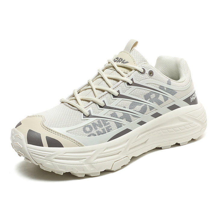 Herren technische Trailrunning-Sneaker mit stoßdämpfender Hohlkern-Zwischensohle verstärkter Zehenkappe und griffiger Offroad-Profilsohle Drune