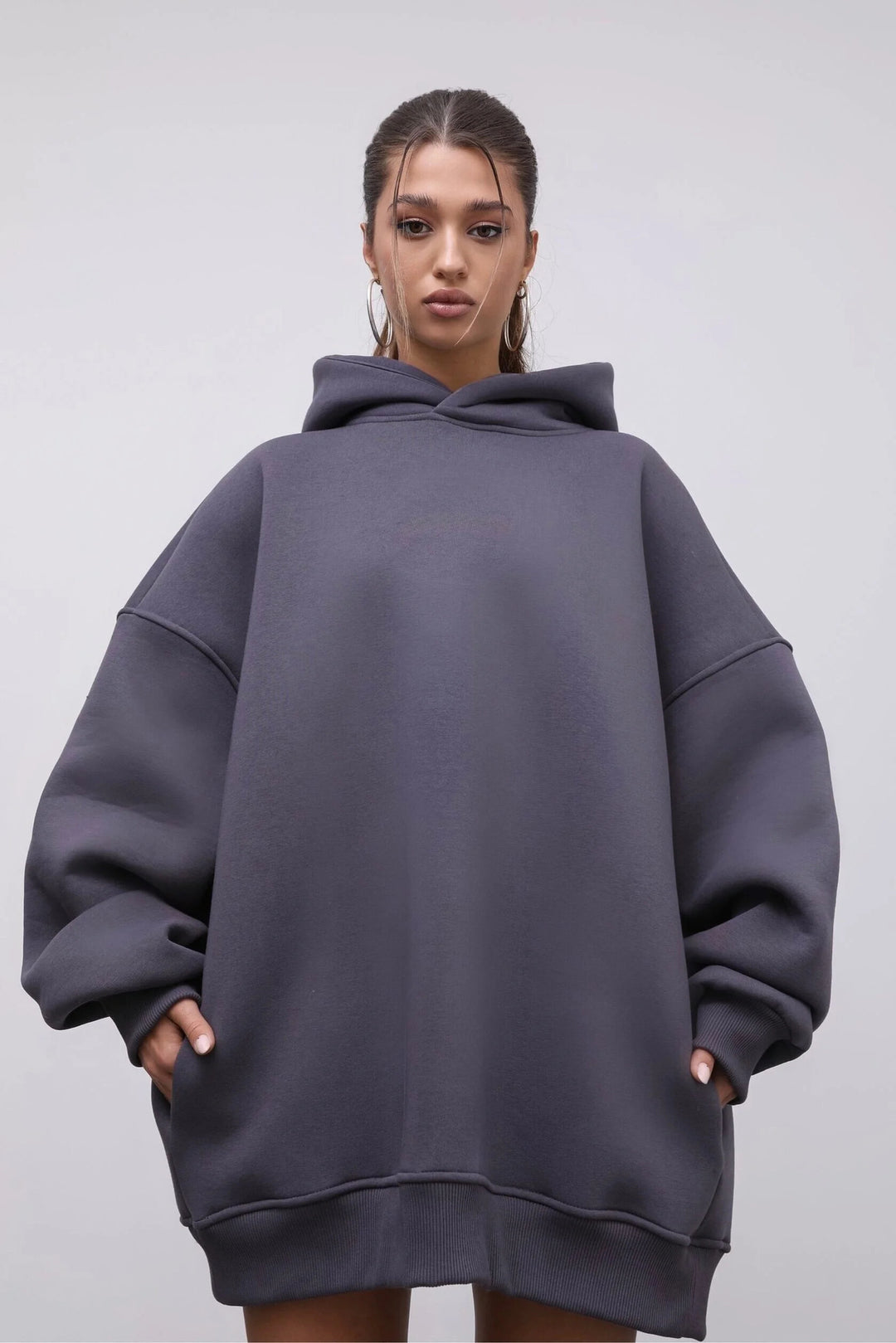 Damen bequemer Oversized Hoodie Drune