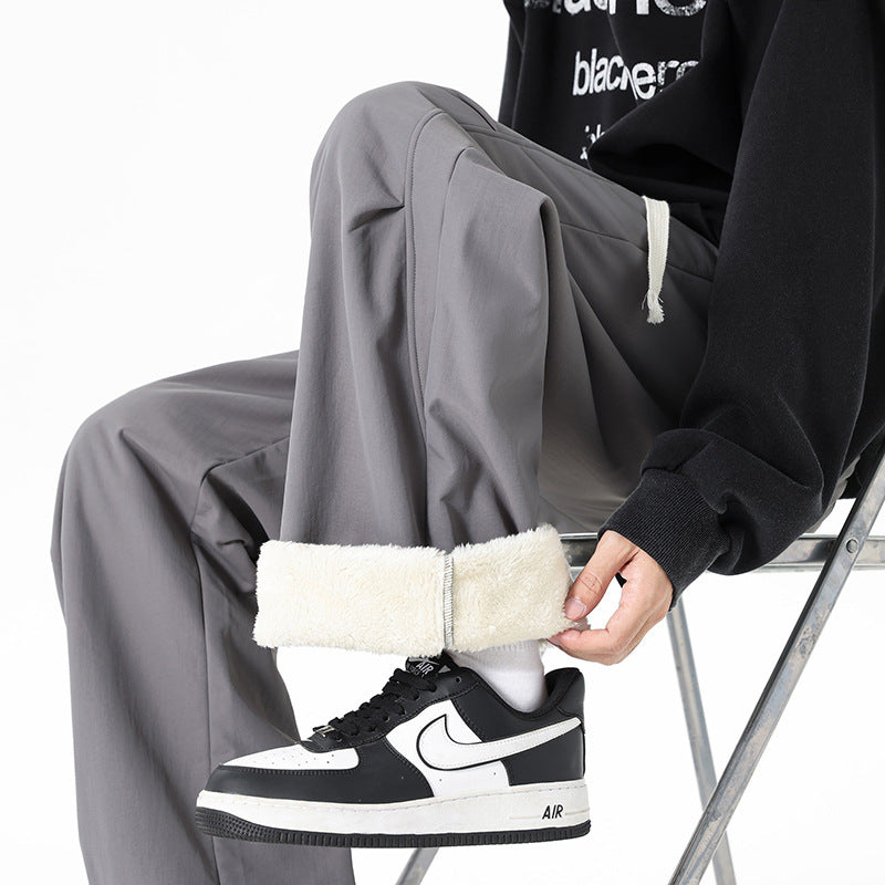 Herren Weiche und bequeme Fleecejacke mit hohem Kragen