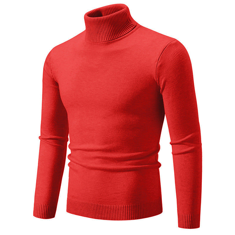 Herren schicker Rollkragenpullover aus hochwertiger Baumwolle Drune