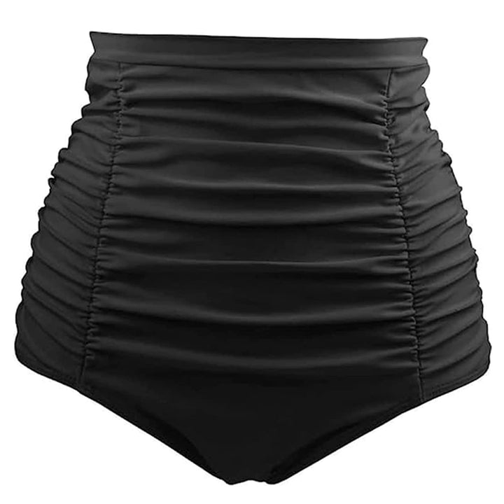 Damen Hoch taillierte Badeshorts mit modischen Raffungselementen und figurformendem Design Drune