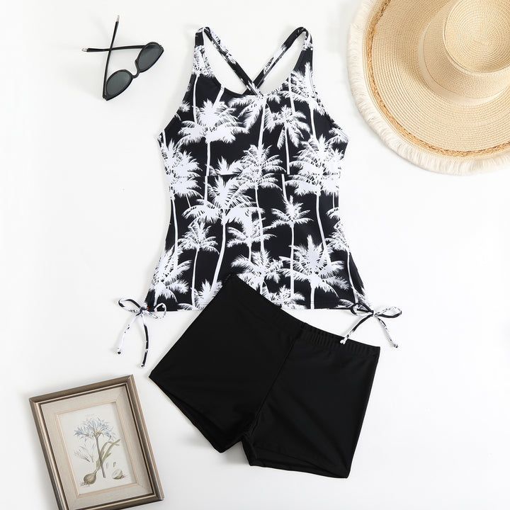 Damen Tankini mit verstellbaren Trägern und lässigen Shorts Drune