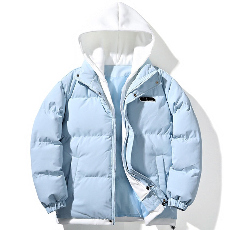 Damen Gepolsterte Oversize-Steppjacke mit Kapuze, Kordelzug & elastischen Bündchen Drune