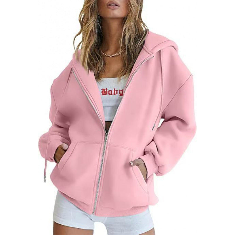 Damen Oversized Kapuzenjacke Drune