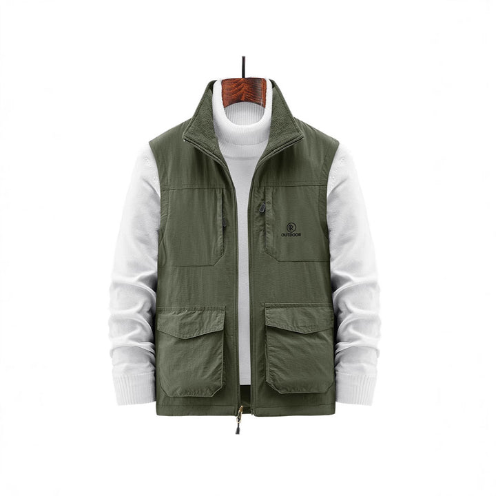 Herren Robuste Funktionsweste mit vielen Taschen Drune
