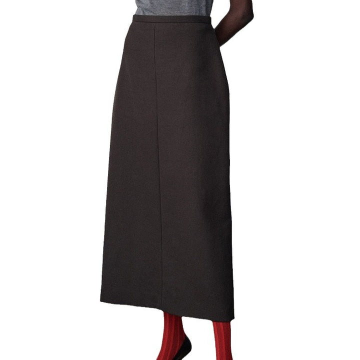 Damen eleganter Midirock mit klassischem Schnitt Drune