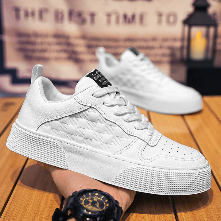 Damen Sneakers mit schickem Karomuster und dämpfender Sohle Drune