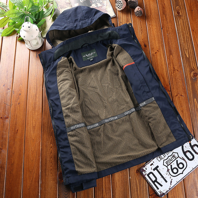 Damen Praktische Outdoor-Jacke Drune
