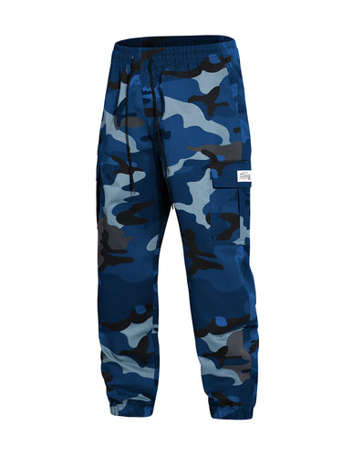 Herren Moderne Cargohose im Camouflage-Design Drune