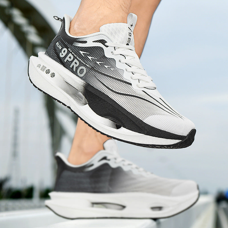 Unisex gedämpfte Wettkampf‑Laufschuhe mit Hohlkern‑Zwischensohle und atmungsaktivem Mesh‑Obermaterial Drune