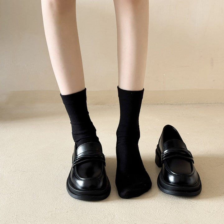 Damen Modische Loafers mit Schleifen Drune