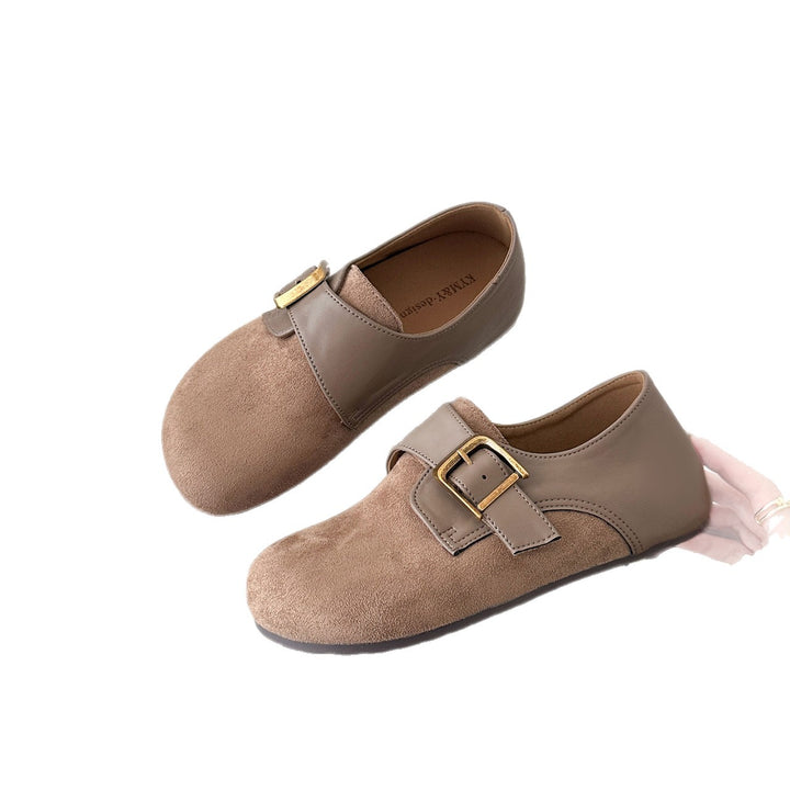 Damen Bequeme Clogs mit dekorativem Riemen Drune