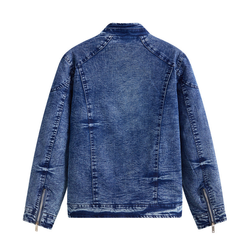Herren Denimjacke mit Seitentaschen Drune