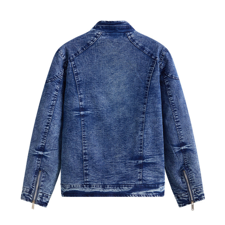 Herren Denimjacke mit Seitentaschen Drune