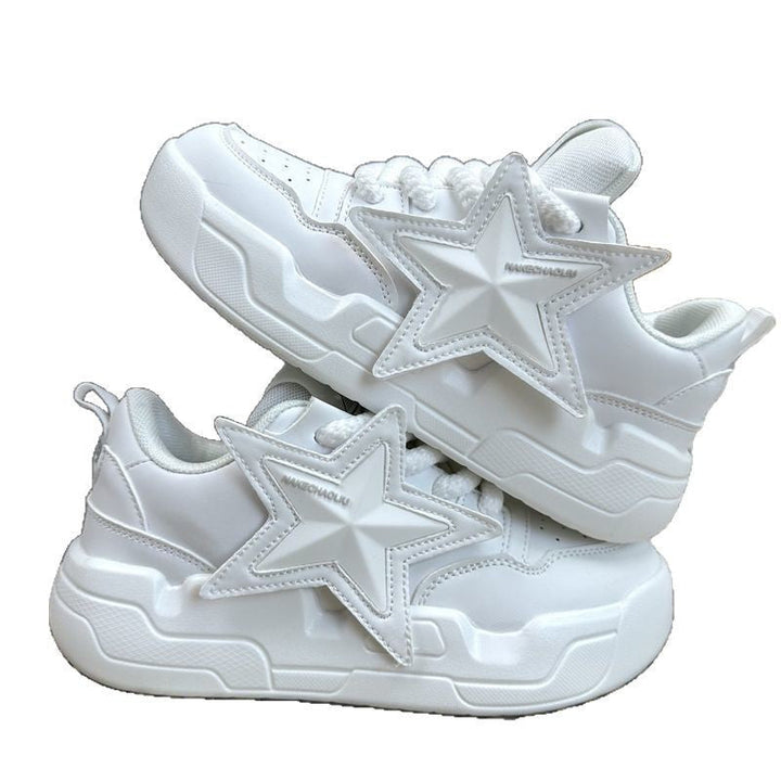 Damen Sportliche Sneakers mit strukturiertem Obermaterial und dämpfender Sohle Drune