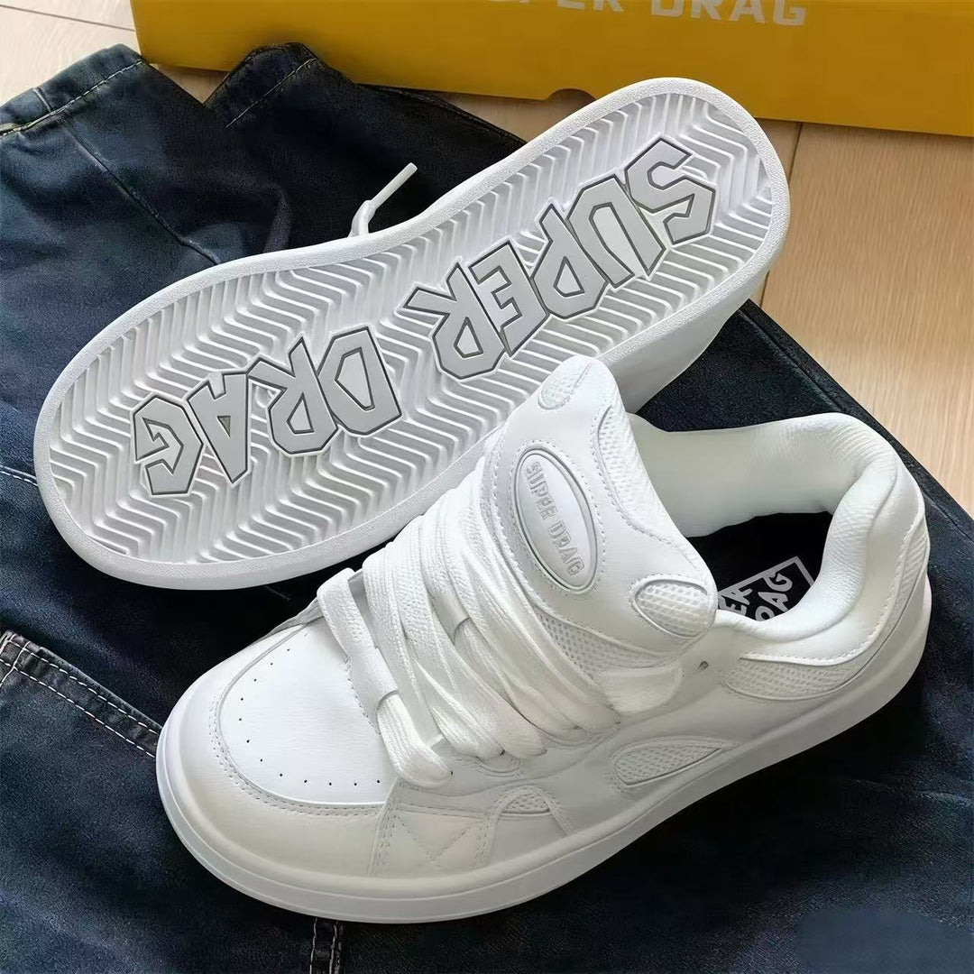 Damen Lifestyle Sneakers mit atmungsaktiver Mesh-Struktur und rutschfester Sohle Drune