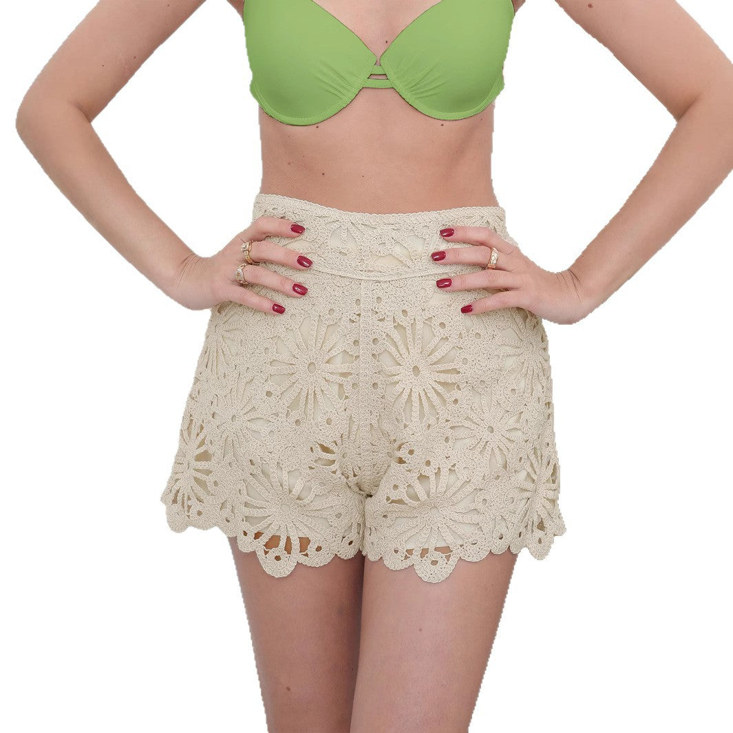 Damen elegante Spitzenshorts Drune