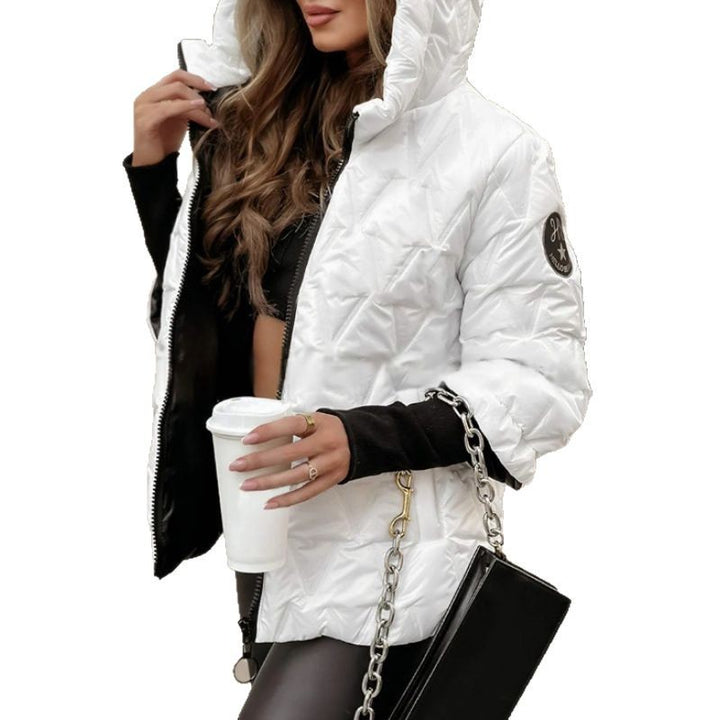 Damen Steppjacke mit hohem Kragen und beschichtetem Obermaterial Drune