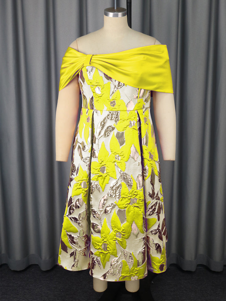 Damen Glamouröses Abendkleid mit Drapierung Drune