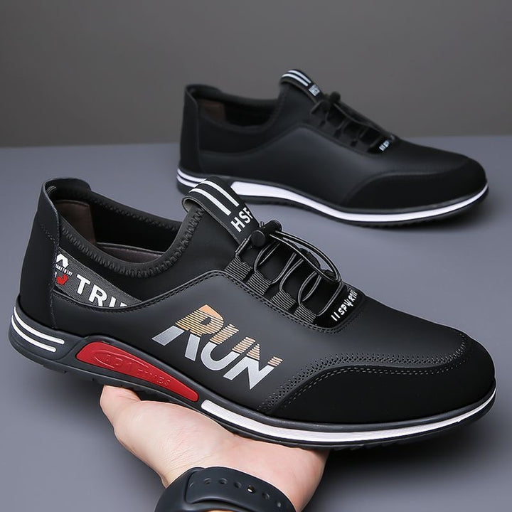 Herren Slip-On-Sneaker mit elastischer Schnellzug-Schnürung und neoprenem Komfortkragen Drune