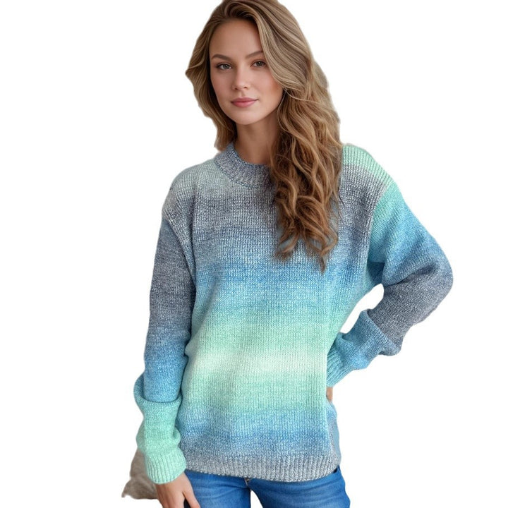 Damen gemütlicher Pullover im modernen Stil Drune