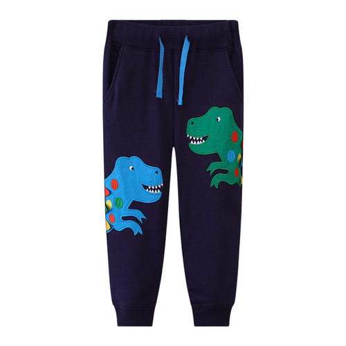 Jungen Sweatpants mit aufregendem Dinosaurier-Motiv Drune