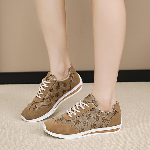 Damen nan leichte Jacquard Freizeitsneaker mit gepolstertem Komfortfußbett Drune