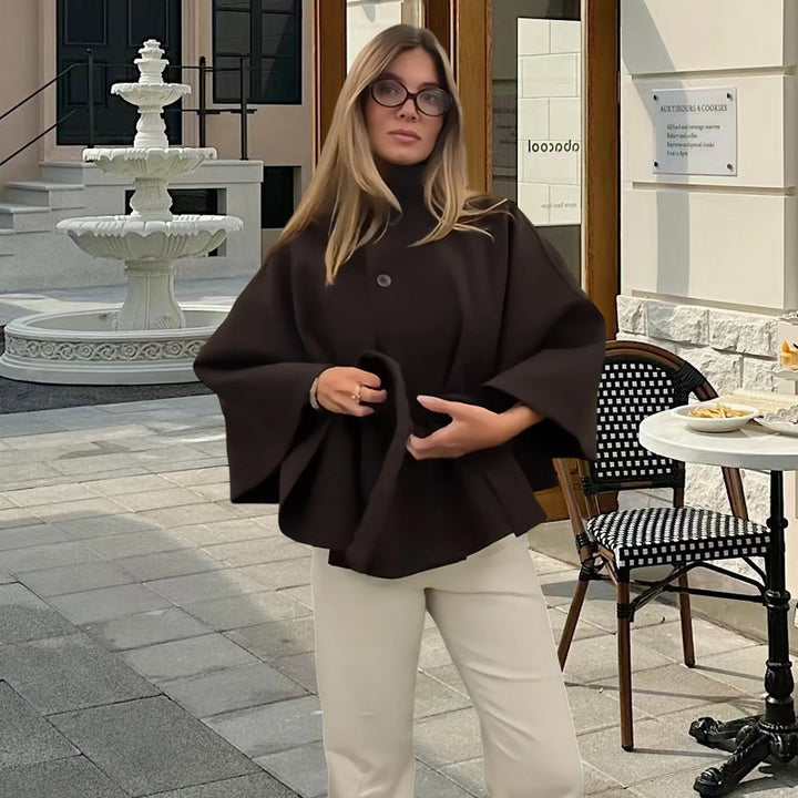 Damen elegante Wickeljacke mit Taillengürtel Drune