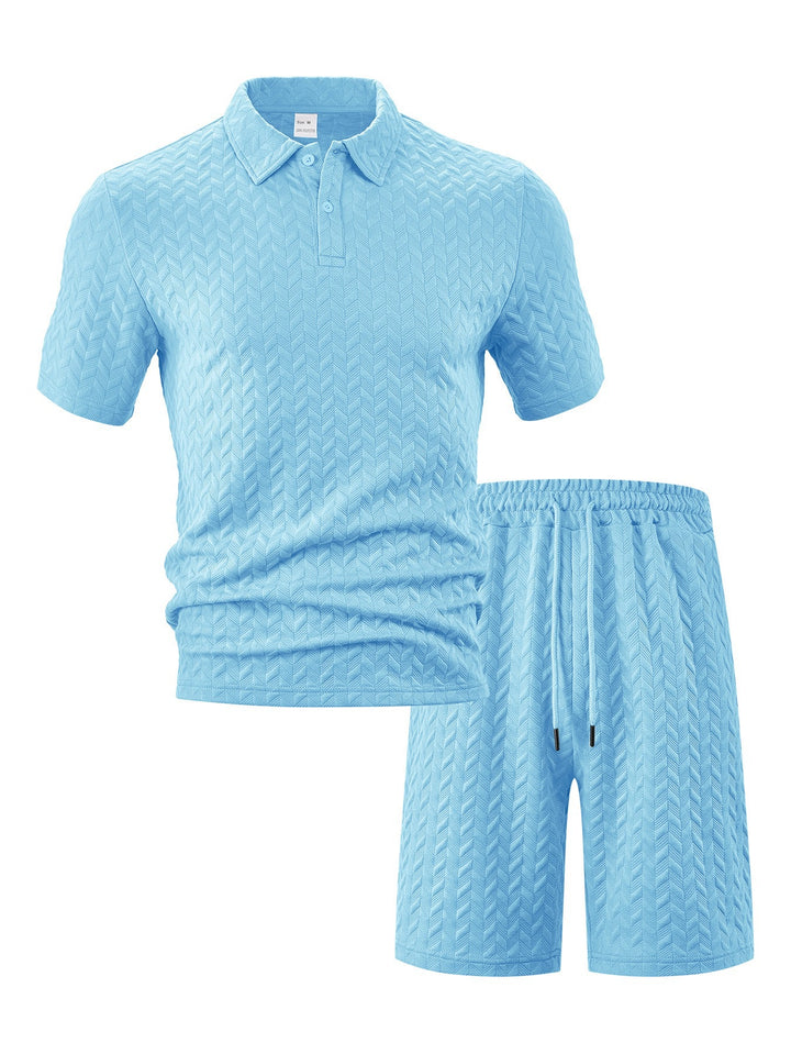 Herren Polo-Shirt und Short Set Drune