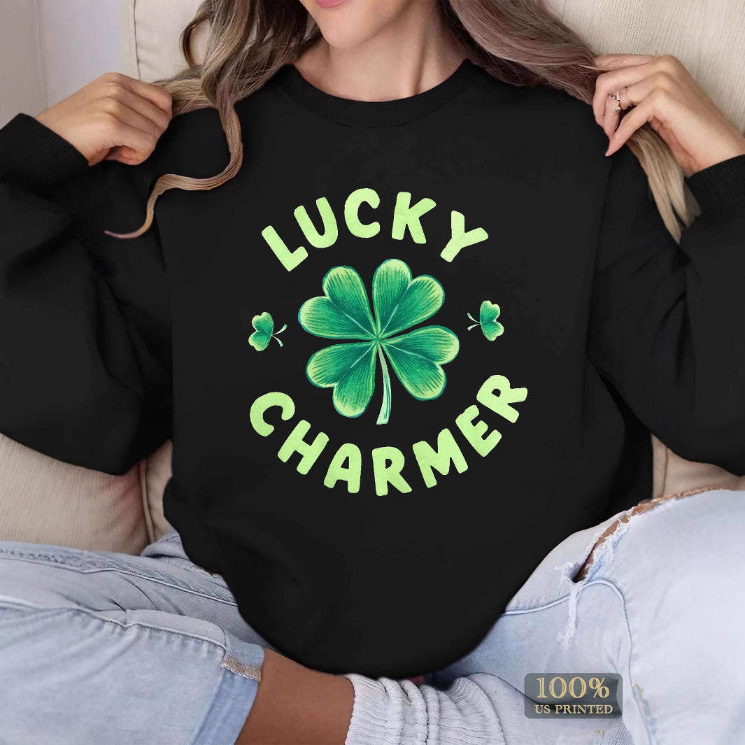 Damen Sweatshirt mit motivierendem Print und lässigem Schnitt Drune