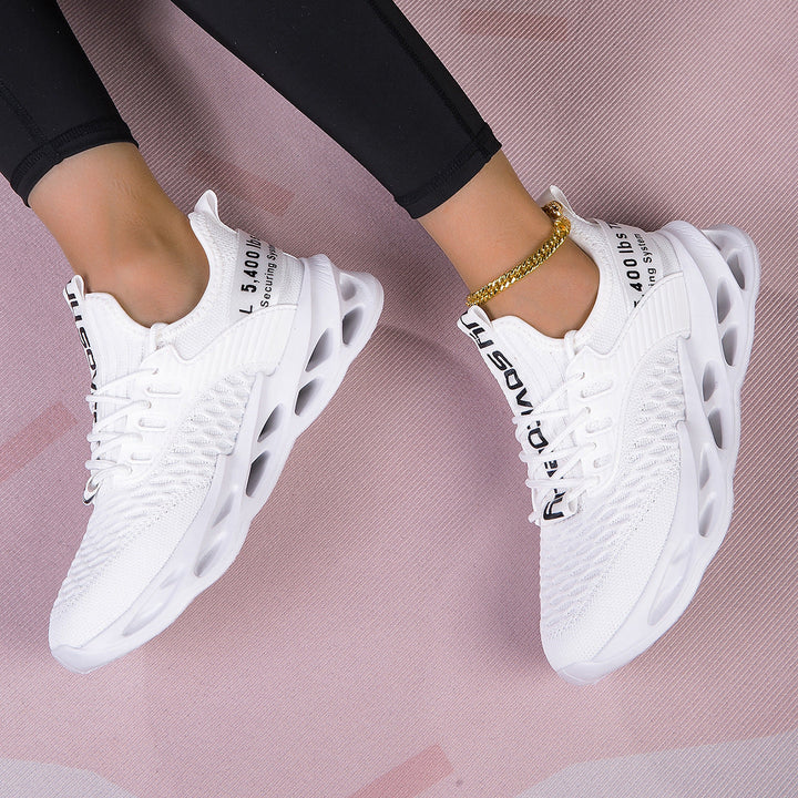 Damen Atmungsaktive Laufschuhe mit elastischem Obermaterial und griffiger Sohle Drune