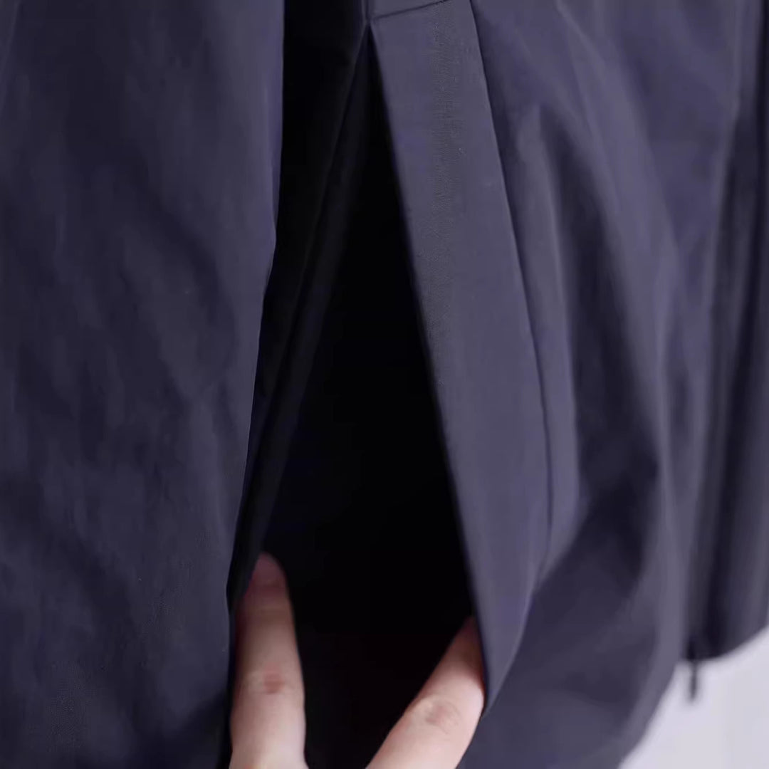 Damen Übergangsjacke mit hohem Kragen und seitlichen Taschen Drune