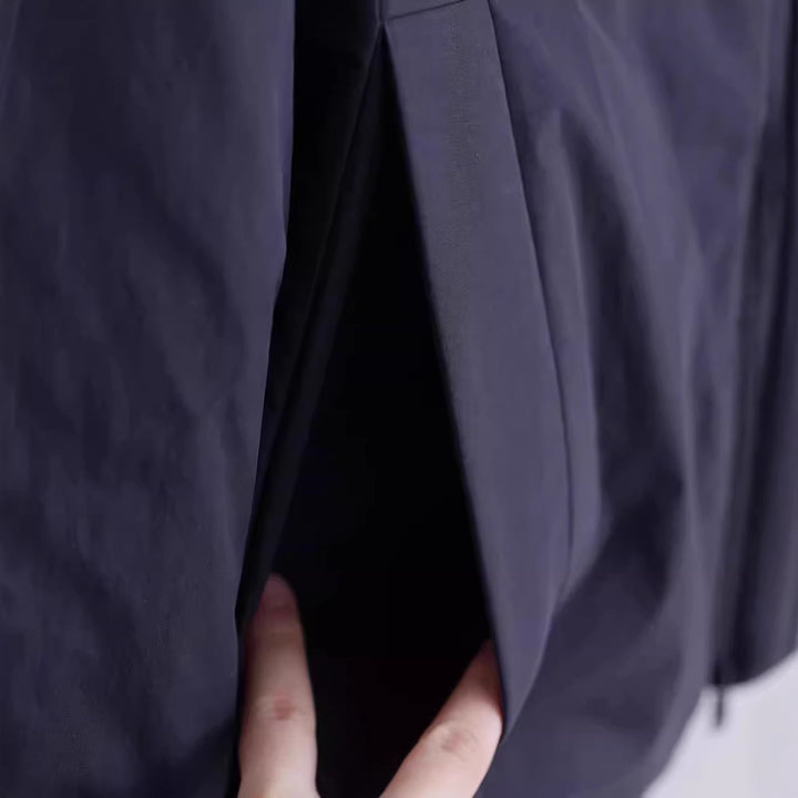 Damen Übergangsjacke mit hohem Kragen und seitlichen Taschen Drune