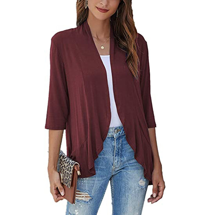 Damen Cardigan mit offenem Frontdesign und praktischen Taschen Drune