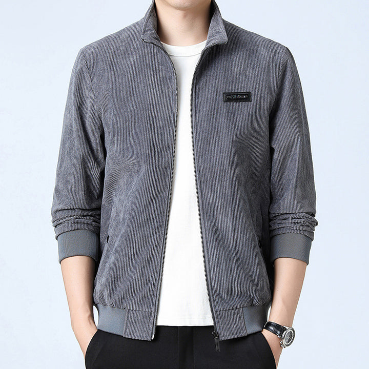 Herren Modische Steppjacke mit kragen Drune